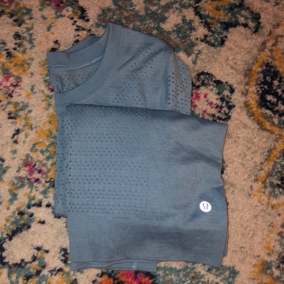 lululemon athletica Tops - Light blue Lululemon long sleeve shirt